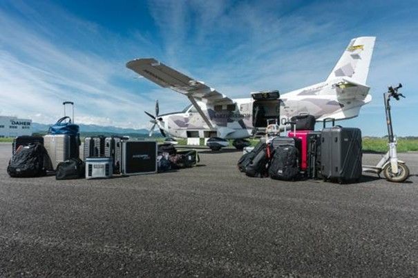 The Kodiak 900 Multi-Mission aircraft is shown with a representative payload of baggage and equipment at Daher’s Tarbes, France industrial facility, where it is based during the aircraft’s European demonstration tour.