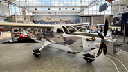 The Kodiak 900 is displayed on Daher’s AERO Friedrichshafen exhibit stand prior to its European tour.