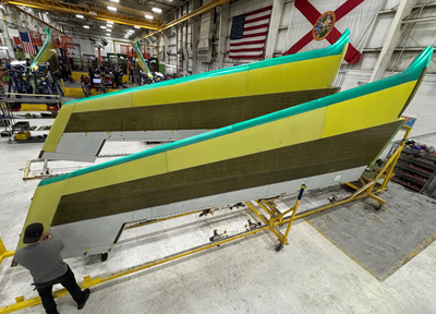 Aerostructures assembly at Daher Industry’s Stuart, Florida facility includes horizontal stabilizers for Boeing’s 767 and KC-46A aerial tanker platform.